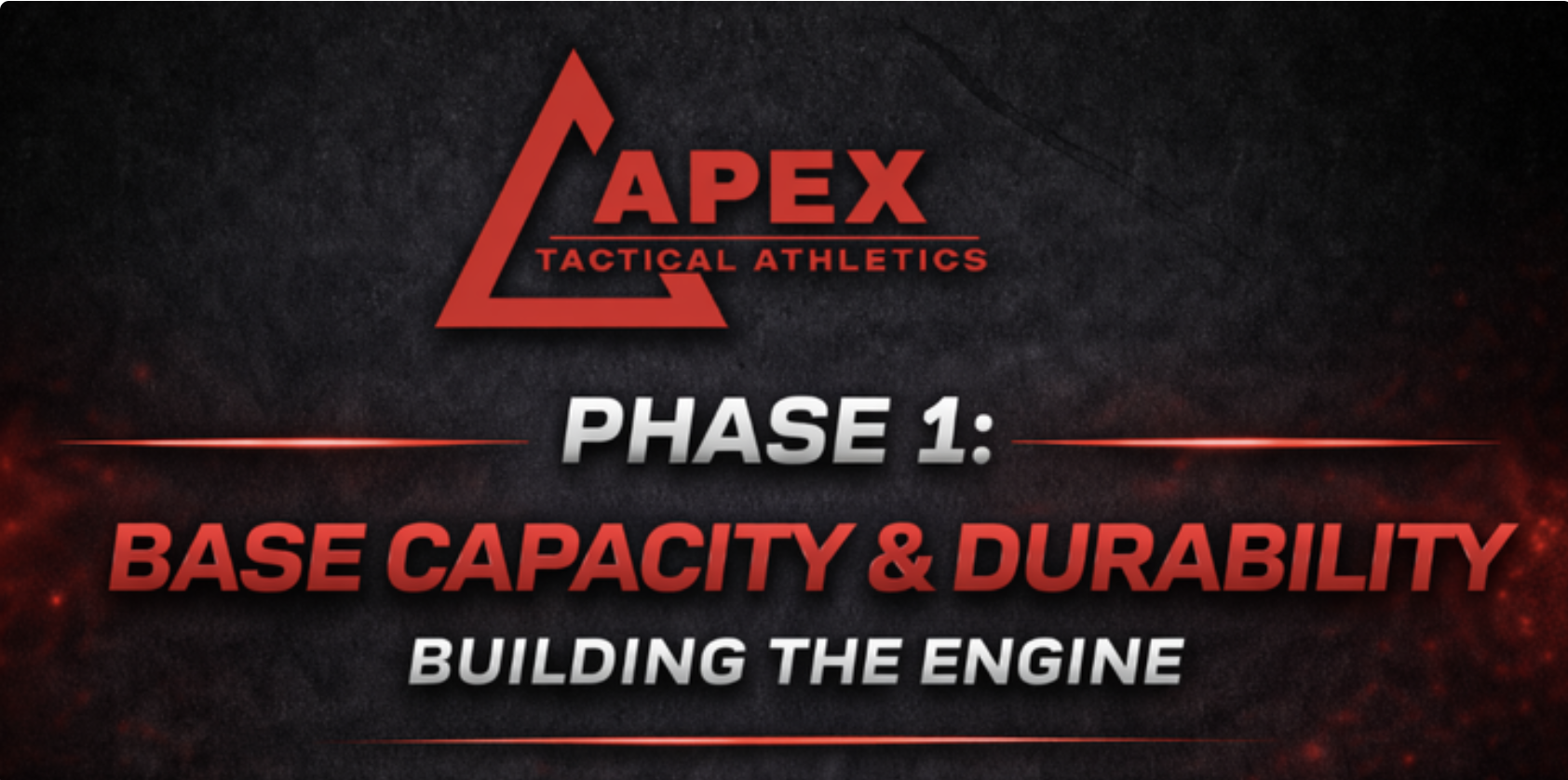 Phase 1: Base Capacity & Durability — Building the Engine