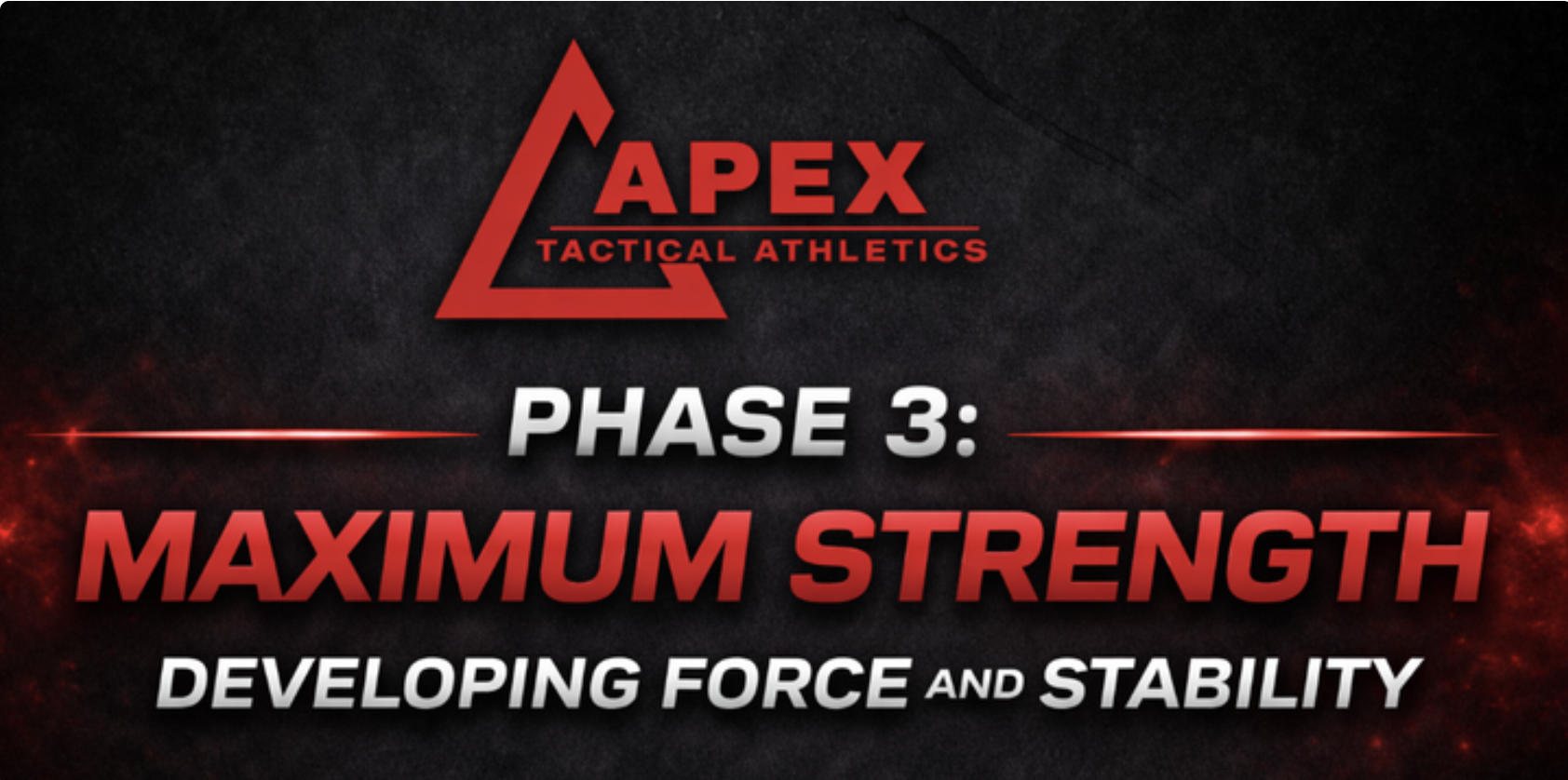 Phase 3: Maximum Strength — Developing Force and Stability